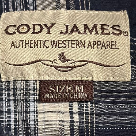 CODY‎ JAMES-Authentic Western Apparel-Men’s long sleeve shirt- size M - Picture 8 of 12